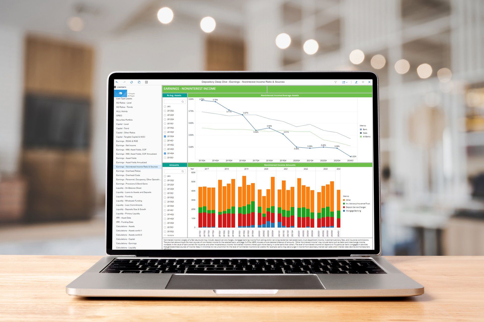 3D Dashboard on Laptop