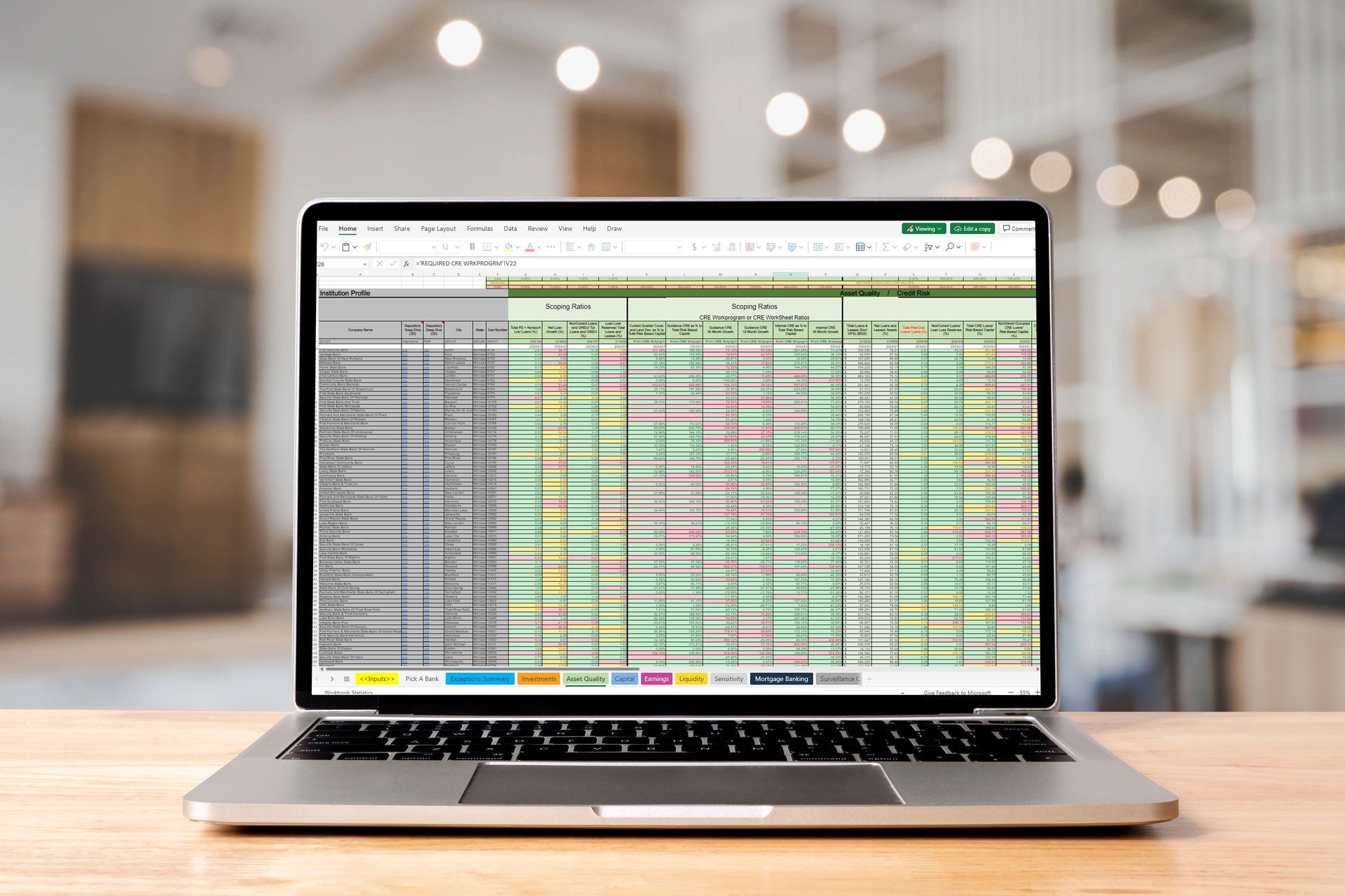ERSW Workbook on Laptop